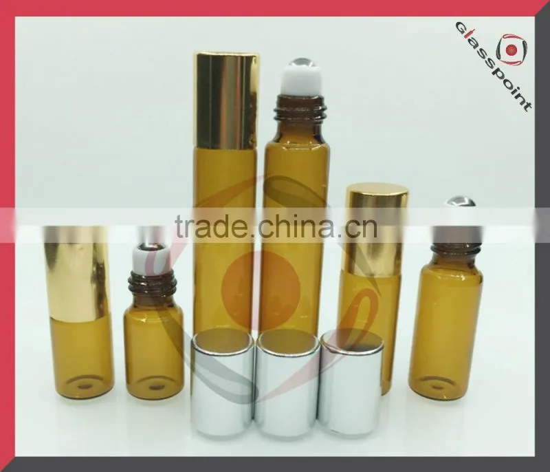 roll on perfume bottles with good quality 3ml 5ml 10ml