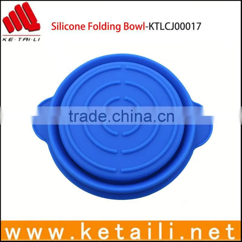 Shenzhen Wholesale Kitchen Utensil Set Silicone Collapsible Bowl