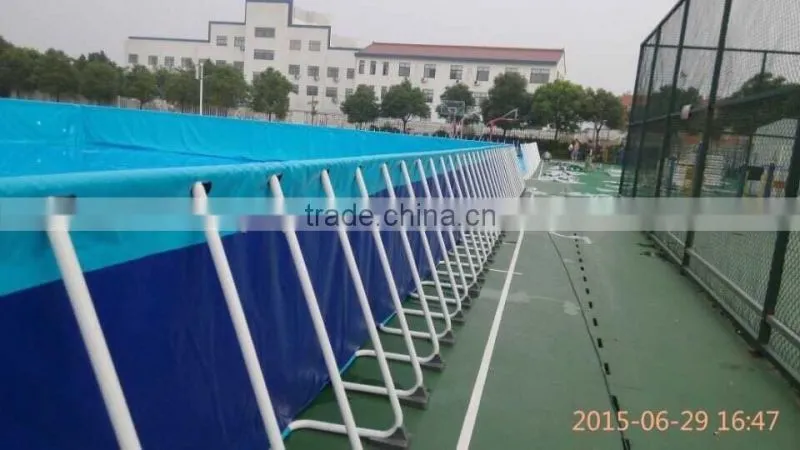 metal frame Ground Stand paddle inflatable Swimming Pool for CE