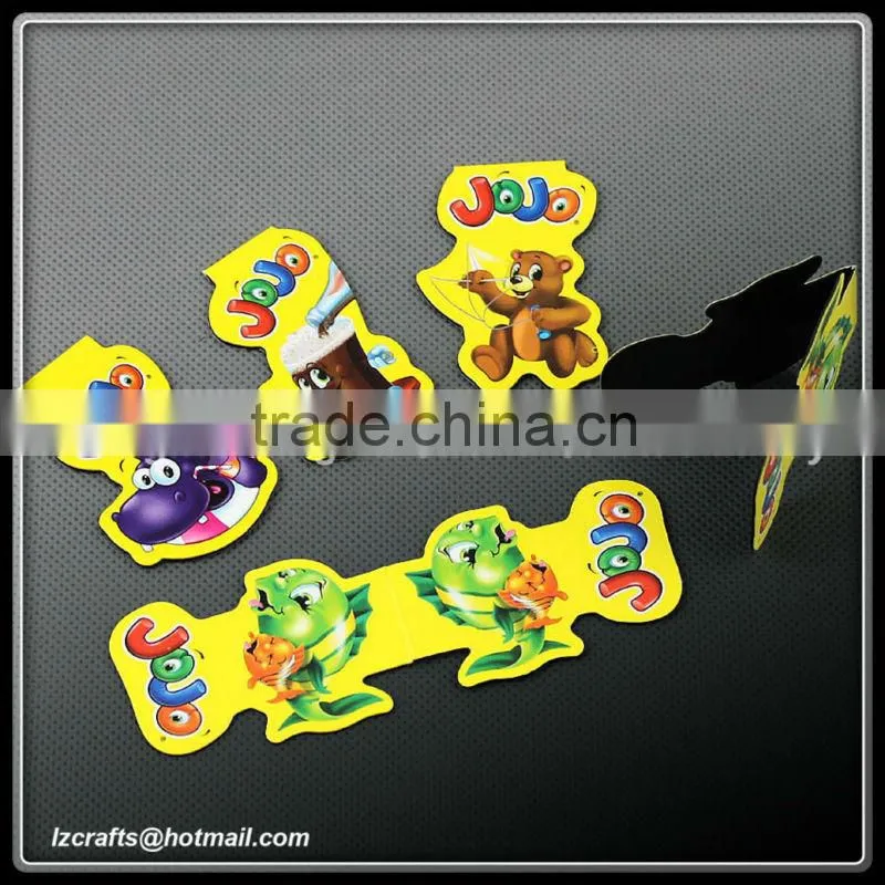 2014 paper magnetic bookmark/Hot promotional magnetic folding paper bookmark