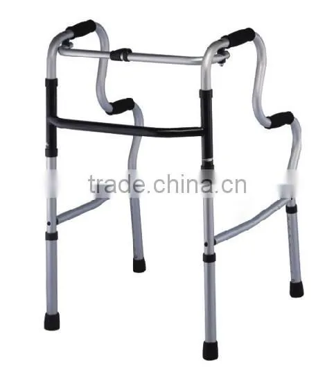 Aluminum Folding walker without wheels for disabled