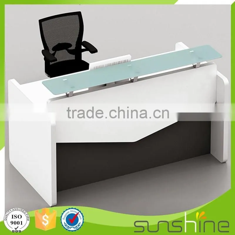 KB-RD02 Top Quality Office Furniture Hot Sell Office Use Furniture Particle Board Reception Desk