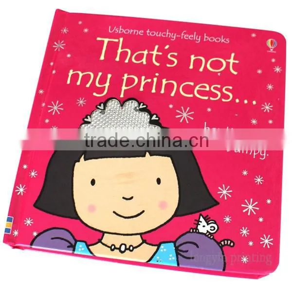 Colorful high quality children english book, cardboard book printing