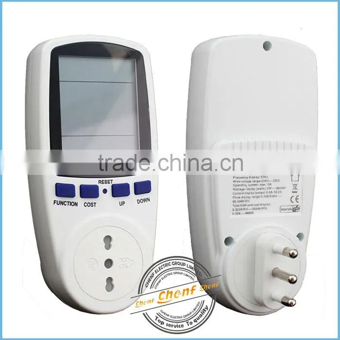 Newest High Quality 230V Electricity Power Meter---ITALY socket
