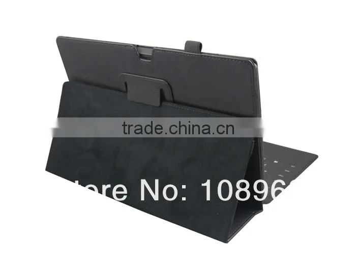 Stand Leather Case For Surface RT,Surface RT standing leather case,Black Color