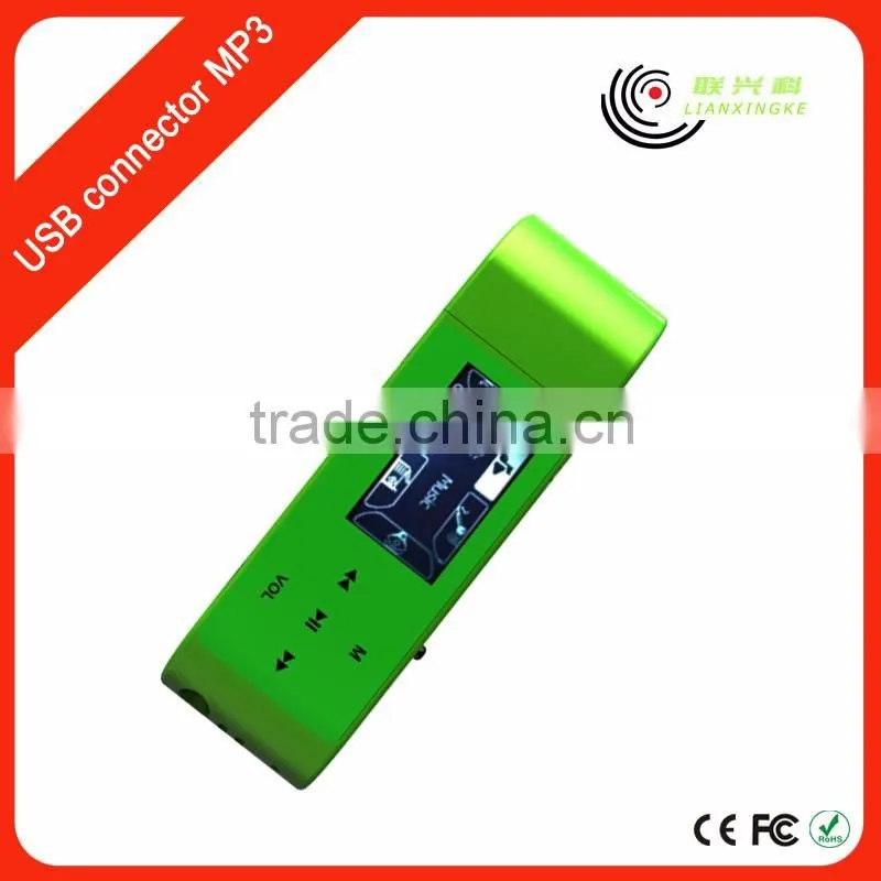 Portable radio fm mini usb stick mp3 music player Support dual eaphone