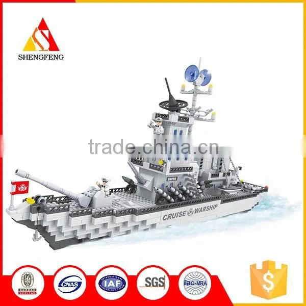 Educational DIY bricks toys plastic electric blocks cruise ship toys