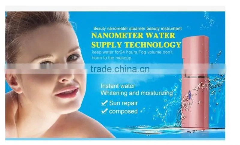Beauty equipment ion nano face spray portable facial steamer for home use