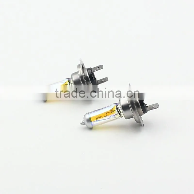 Yellow H7 Halogen Bulb 12V 55W 3000K Quartz Glass Xenon Car HeadLight Auto Lamp