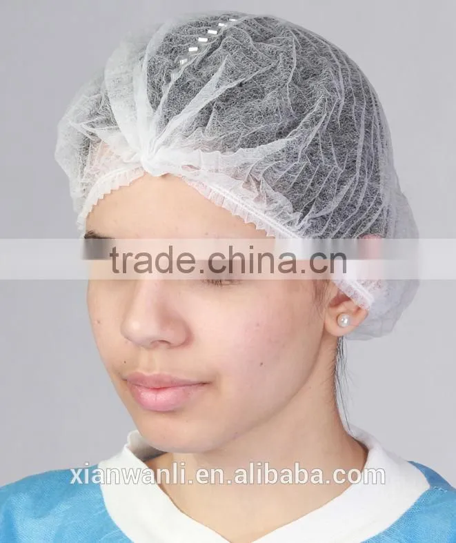 Disposable Hospital Nurse Cap With Detective bar