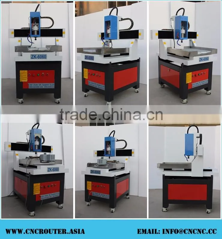 2.2Kw Water Cooled Spindle NCStudio Control Small Metal CNC Router Engraving Machine X(600MM)*Y(600MM)*Z(200MM)