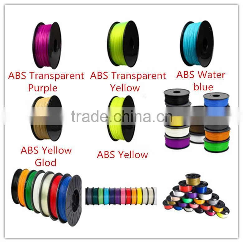 PLA ABS 3D Printer Filament 1.75mm 3.0mm Wax 3D Printer