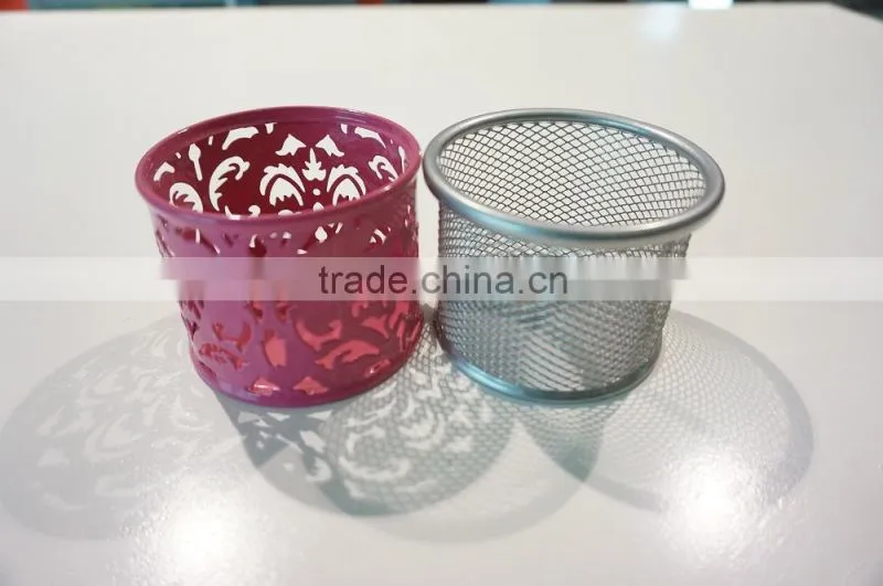 Iron Mesh Pen Container