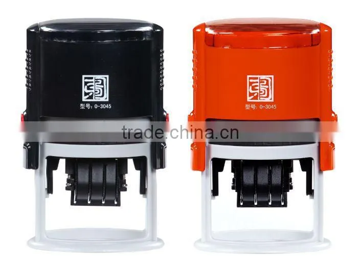 Oval 30*45 Factory date code Self inking stamp , rubber date time stamp