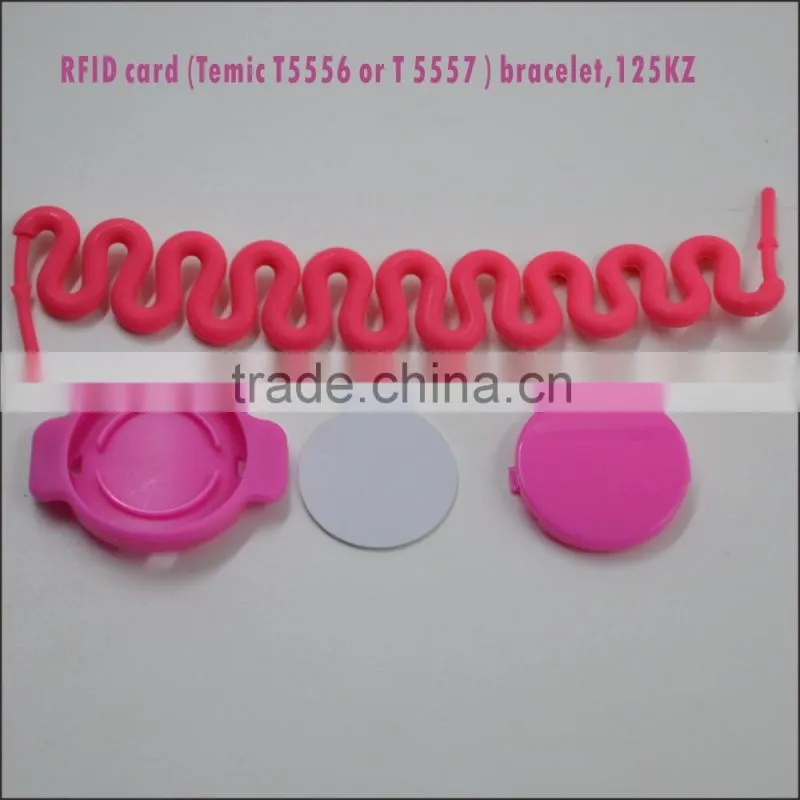 HOT Round Coin Size RFID Chip Wristband Access Control Tag