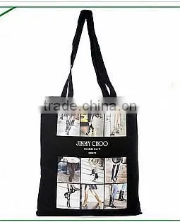 Promotional cheap 100% cotton canvas shopping bag with handle