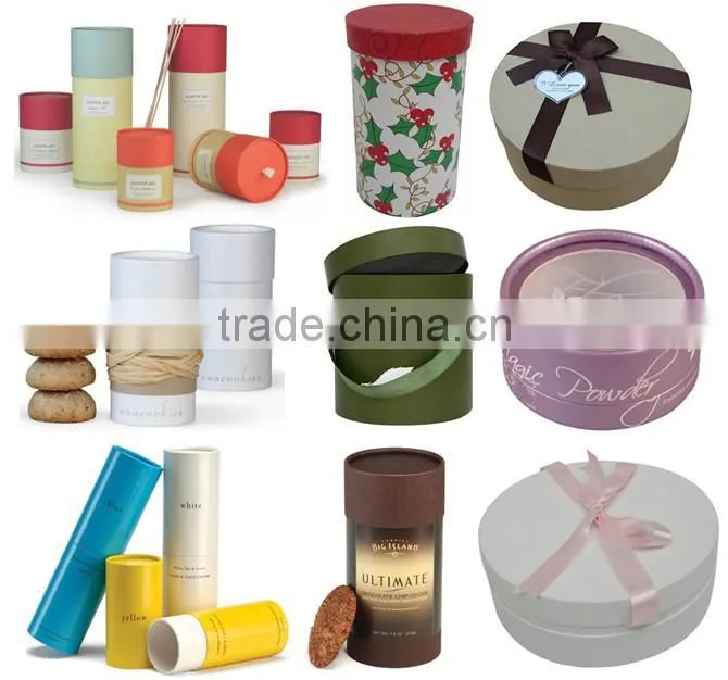 large paper packaging round box carton