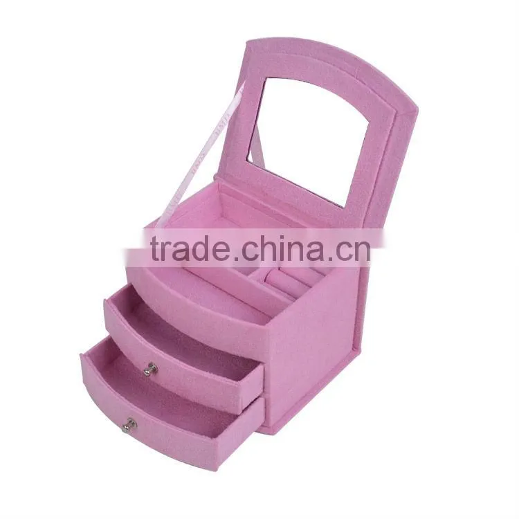 factory price wholesale fabric jewelry cardboard box