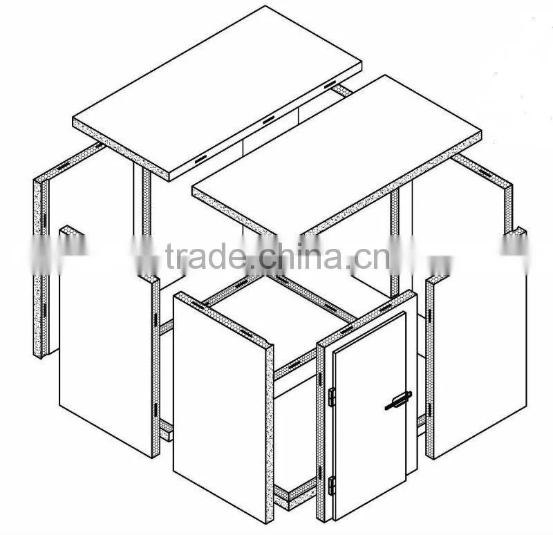 Insulated Refrigerated Ice Storage Room