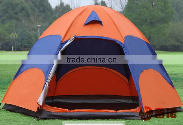 180T Silver Plaster Waterproof Flame Retardant Camping Tent