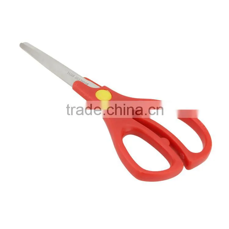 cartoon banana student scissors