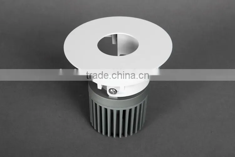 Adjustable 9w 10w cob led downlight with round hole zhongshan guzhen supplier