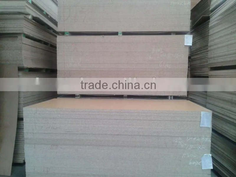 9m12mm15mm18mm E1 and E2 grade chipboard/particle board-Green core moistureproof particle board