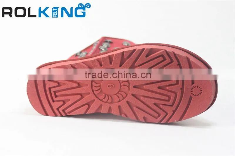 beautiful felt shoe outdoor shoe