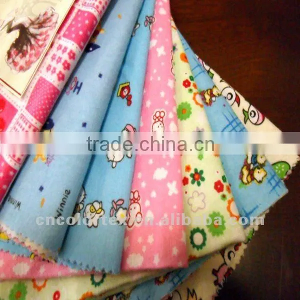 Custom flannel fabric printing for Baby Wear