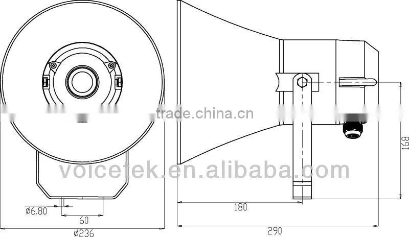 explosion proof professional pa system horn loudspeaker