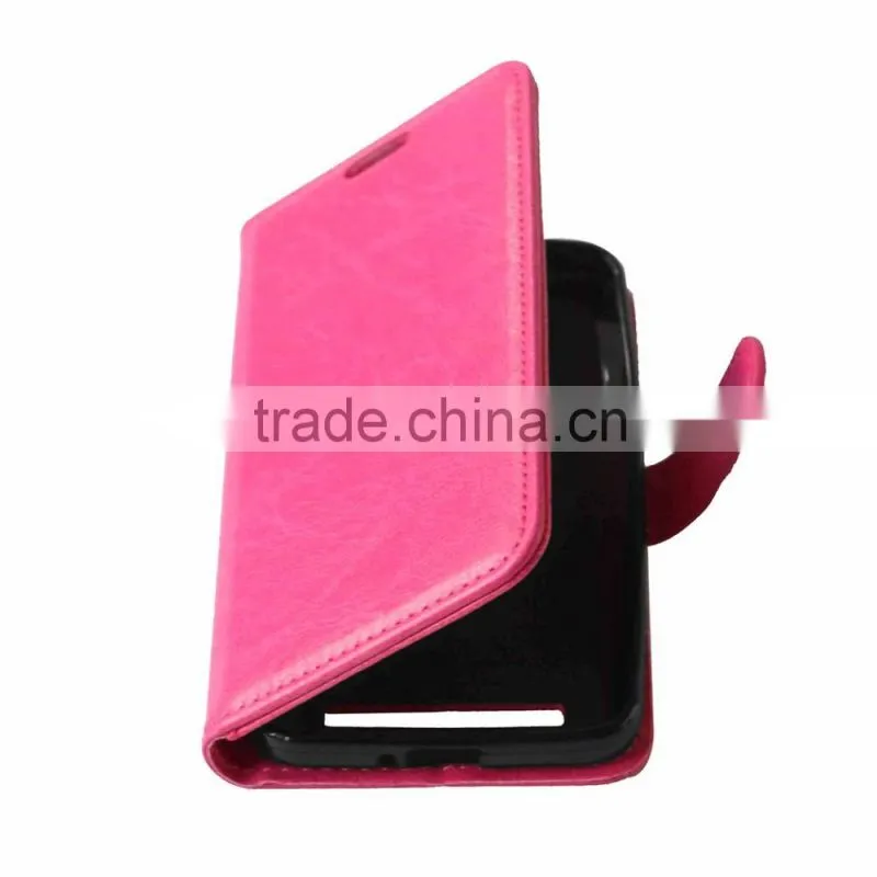 Hot sale PU Leather Mobile Phone Flip Wallet Kickstand Case for ASUS Zenfone C ZC451CG
