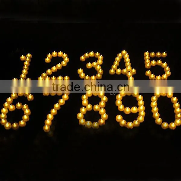 Wholesale Flameless Candles Flickering LED Tea Lights Blue