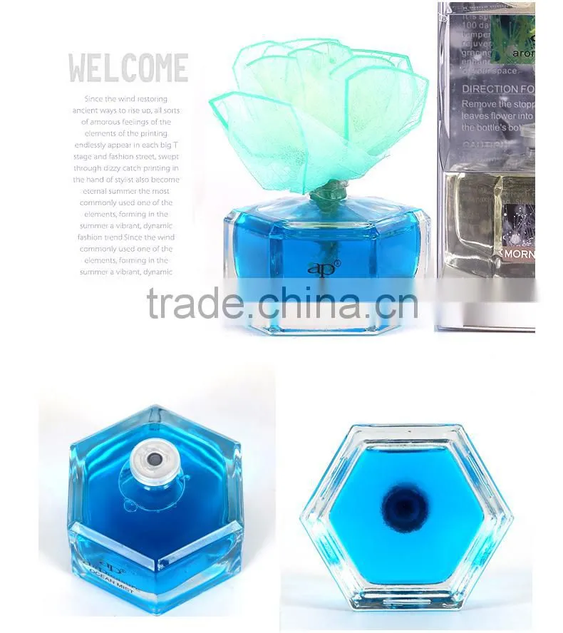 Hexagonal AP60ml Car fragrant Flower Fragrance diffuser