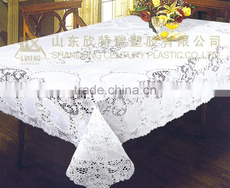 CROCHET VINYL TABLE CLOTH - ZT-368 137X182CM
