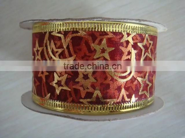 Christmas ribbon for decoration