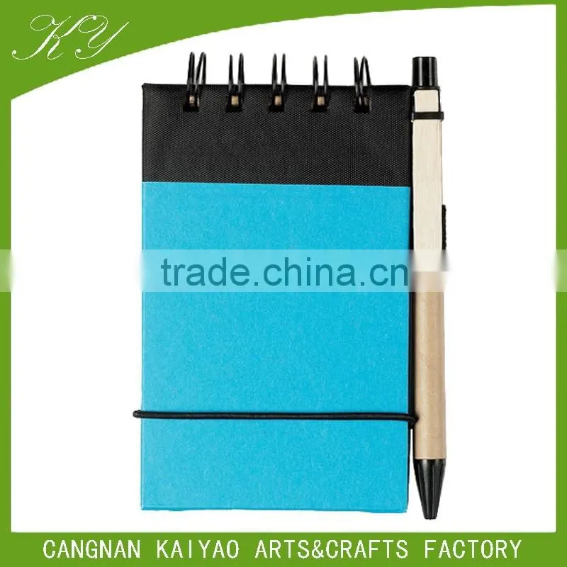 custom paperboard spiral notebook recycle eco