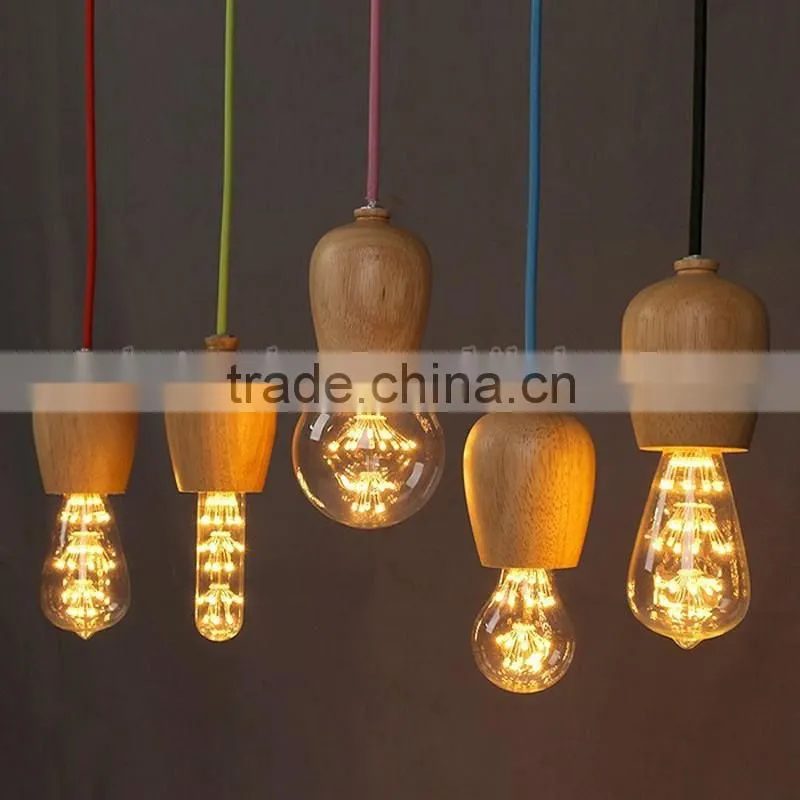 2016 New Vintage Led Firework Filament Bulbs T30/G95/ST64/ST58 Edison Style Led Bulb Decorative E27 E26