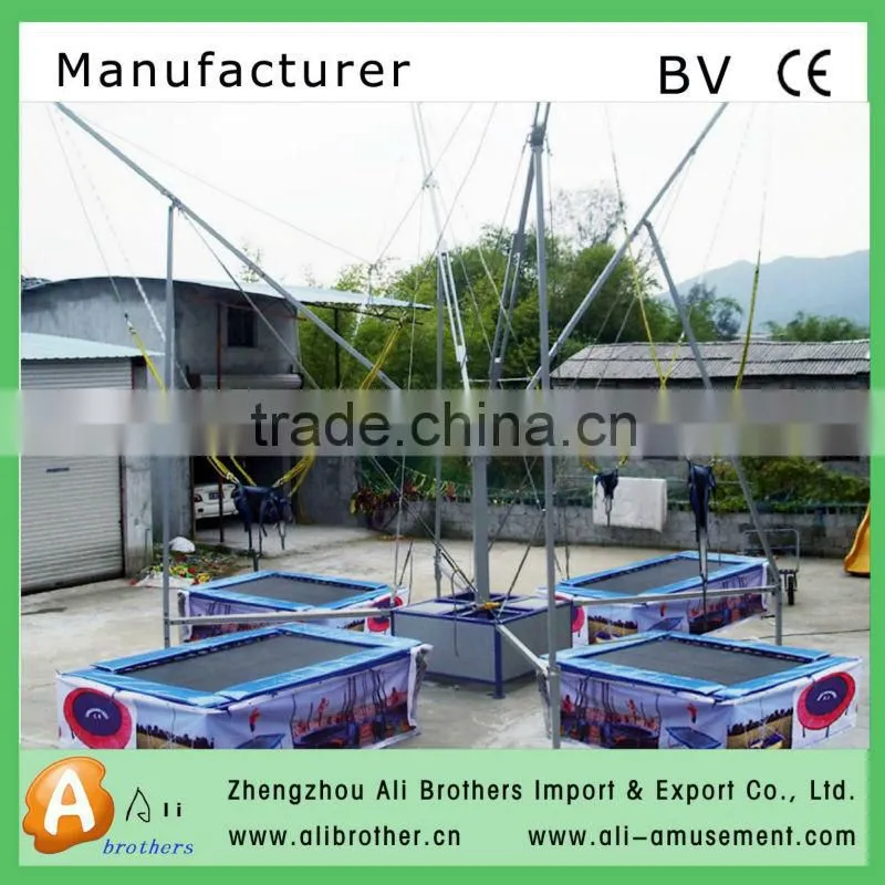 2013 hot sale CE Bungee Trampoline,bungee jumping
