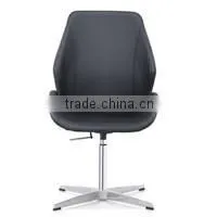 HY2008 Wholesale Leather Upholstery Revolving Chair with Wheels