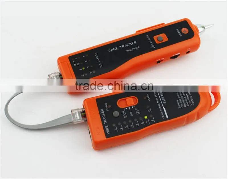 2016 High Quality RJ11 RJ45 Cat5 Cat6 Telephone Wire Tracker Tracer Toner Ethernet LAN Network Cable Tester Detector Line Finder