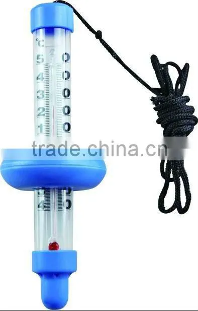 7" Blue Floating Swimming Pool Water Temperature Thermometer with string P1530/7"