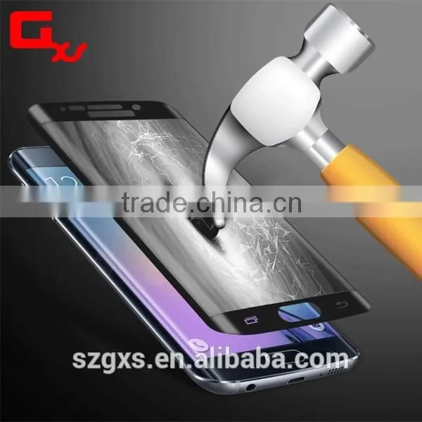 0.26mm thickness tempered glass screen protector with crystal cases package for Samsung galaxy S6 edge and S6 edge plus