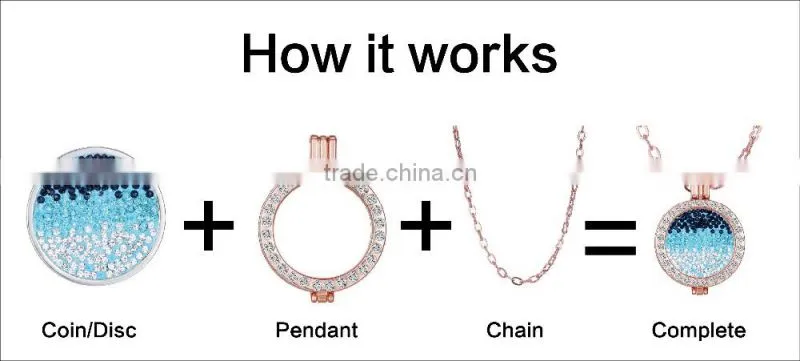 Latest Fashion Coins Changeable DIY Engraved Coin Necklace