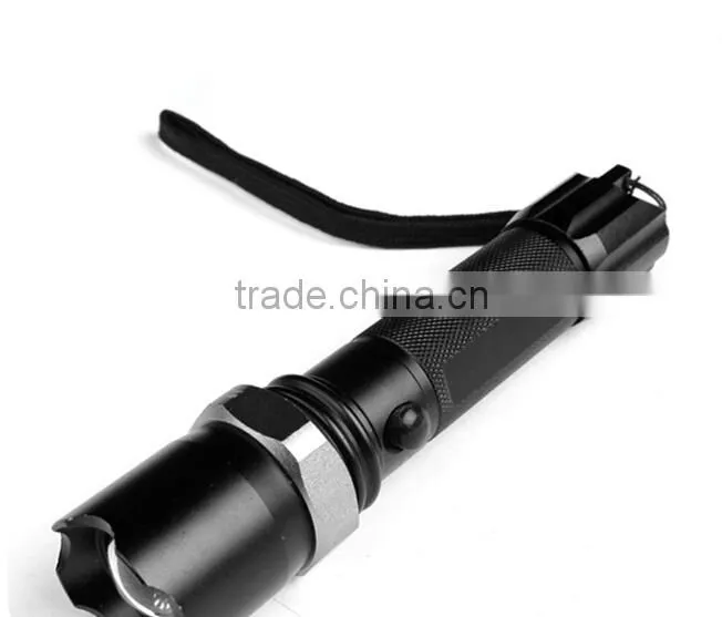 rechargeable 5 watt led flashlight xm-l t6 aluminum torch flashlight