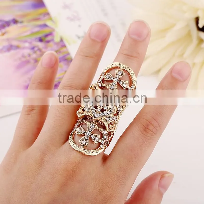 Fashion jewelry 2016 hot crucifix engagement ring