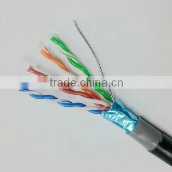 Solid Copper STP Cat5e Lan Network Cable, STP/ FTP /UTP/ SFTP Network cable available