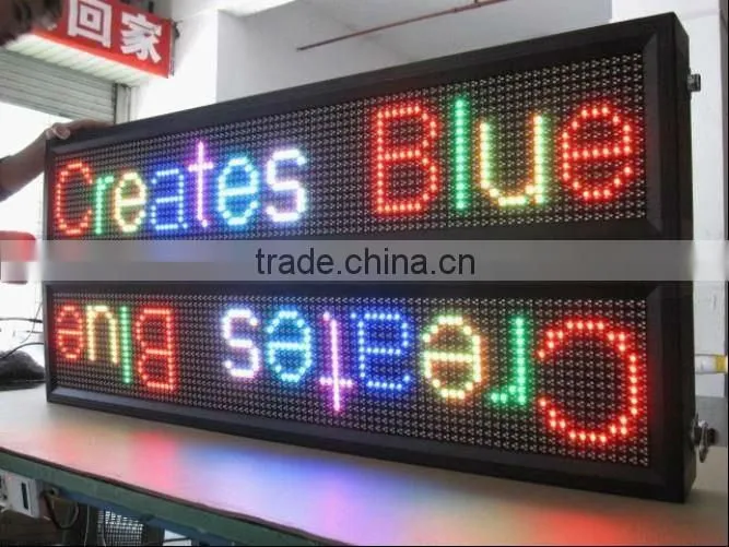 P10 indoor 4"x26" Led Running Message Display Board