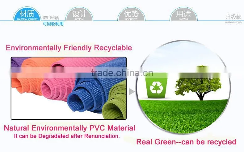 non-toxic yoga mat slip-prooving enhance version TPE yoga mat