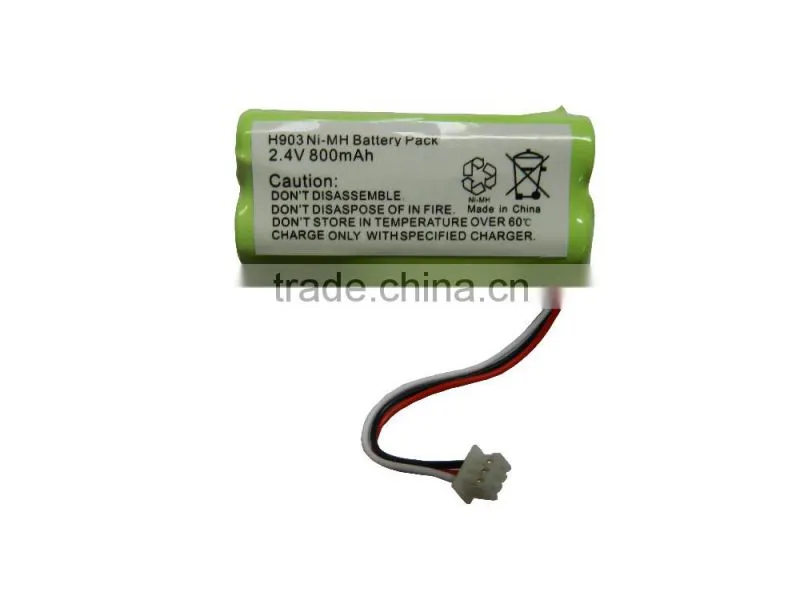 Ni-MH 2.4V 800mAh Cordless Phone battery