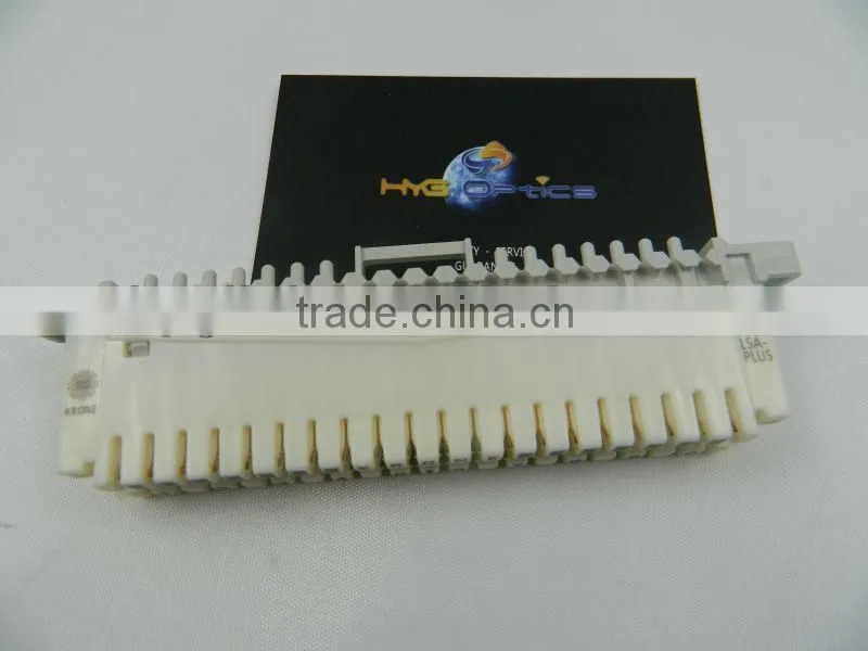 factory supply made in china 10 pair disconnection module outside ABS inside Iron plating silver